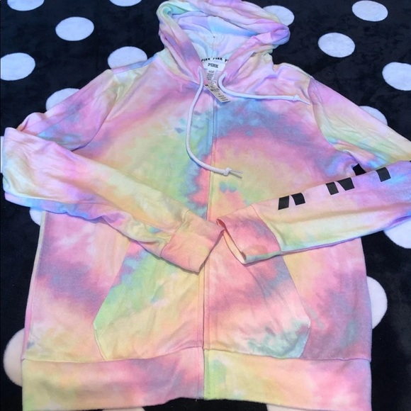 NWT VS PINK SMALL SOFT AND COZY FULL ZIP - Picture 3 of 4